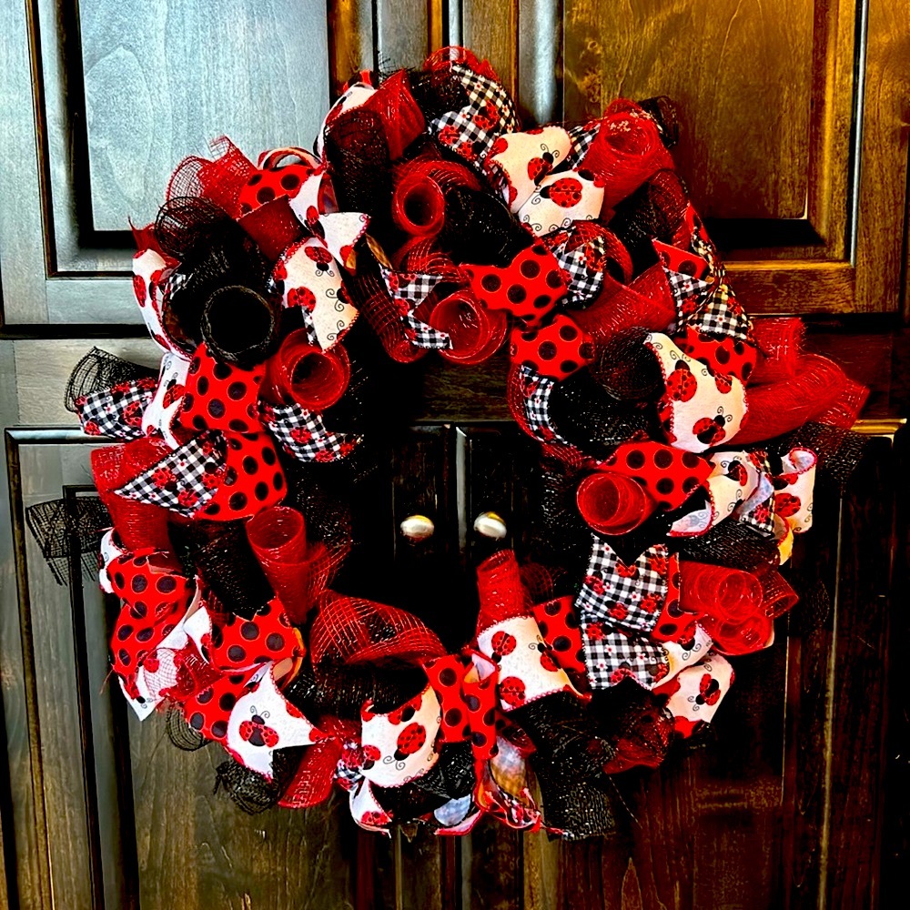 Ladybug Wreath
